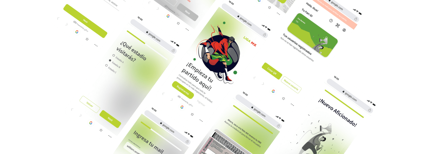 Mockup de LigaMX creado por Launchy